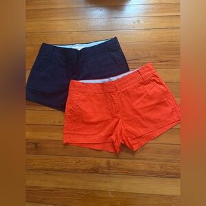 Lot of Two Pairs of J. Crew Women's Shorts